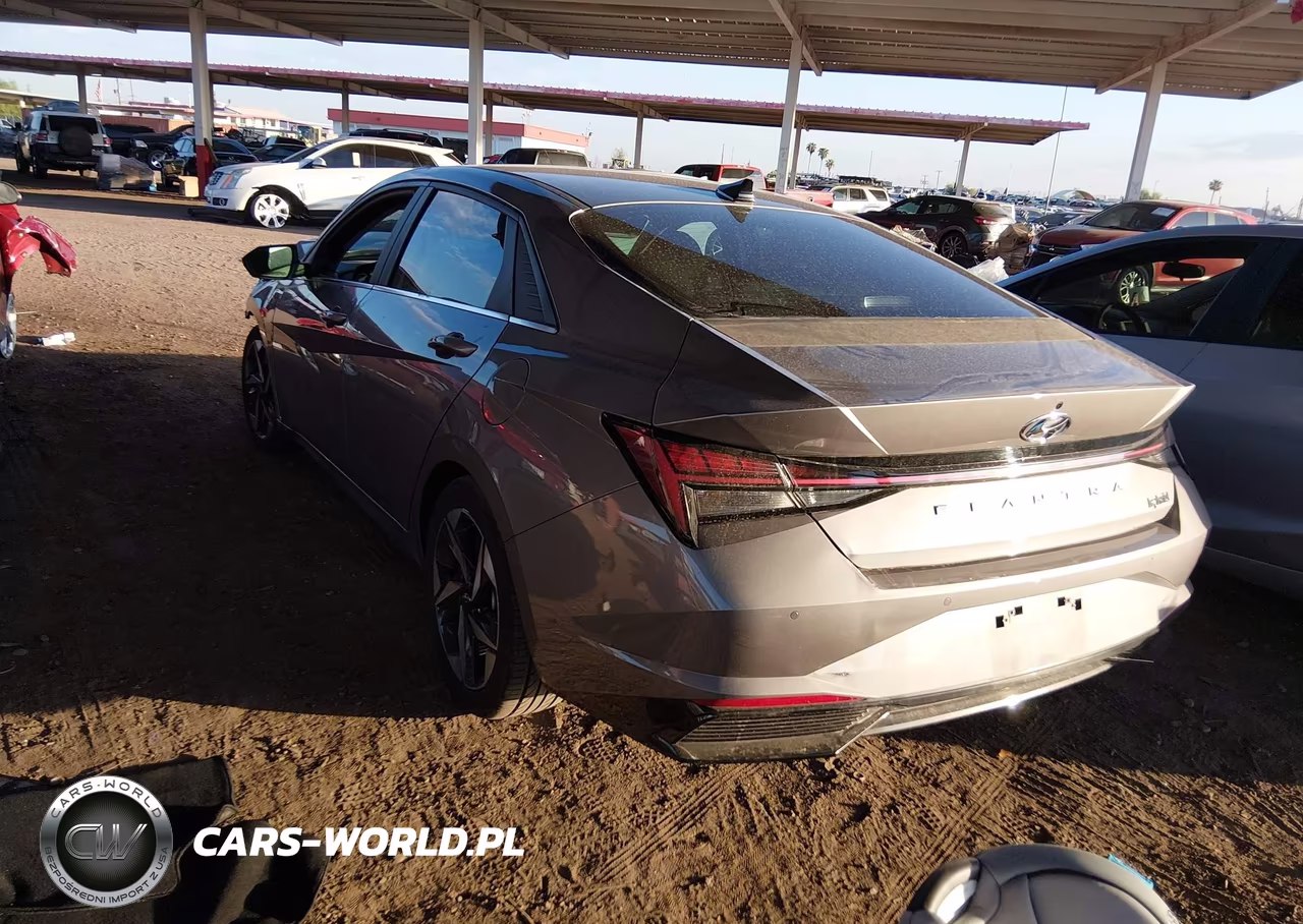 2022 Hyundai Elantra Hybrid Limited VIN:KMHLN4AJ0NU030687 - 3