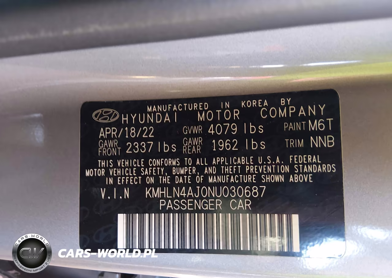 2022 Hyundai Elantra Hybrid Limited VIN:KMHLN4AJ0NU030687 - 9