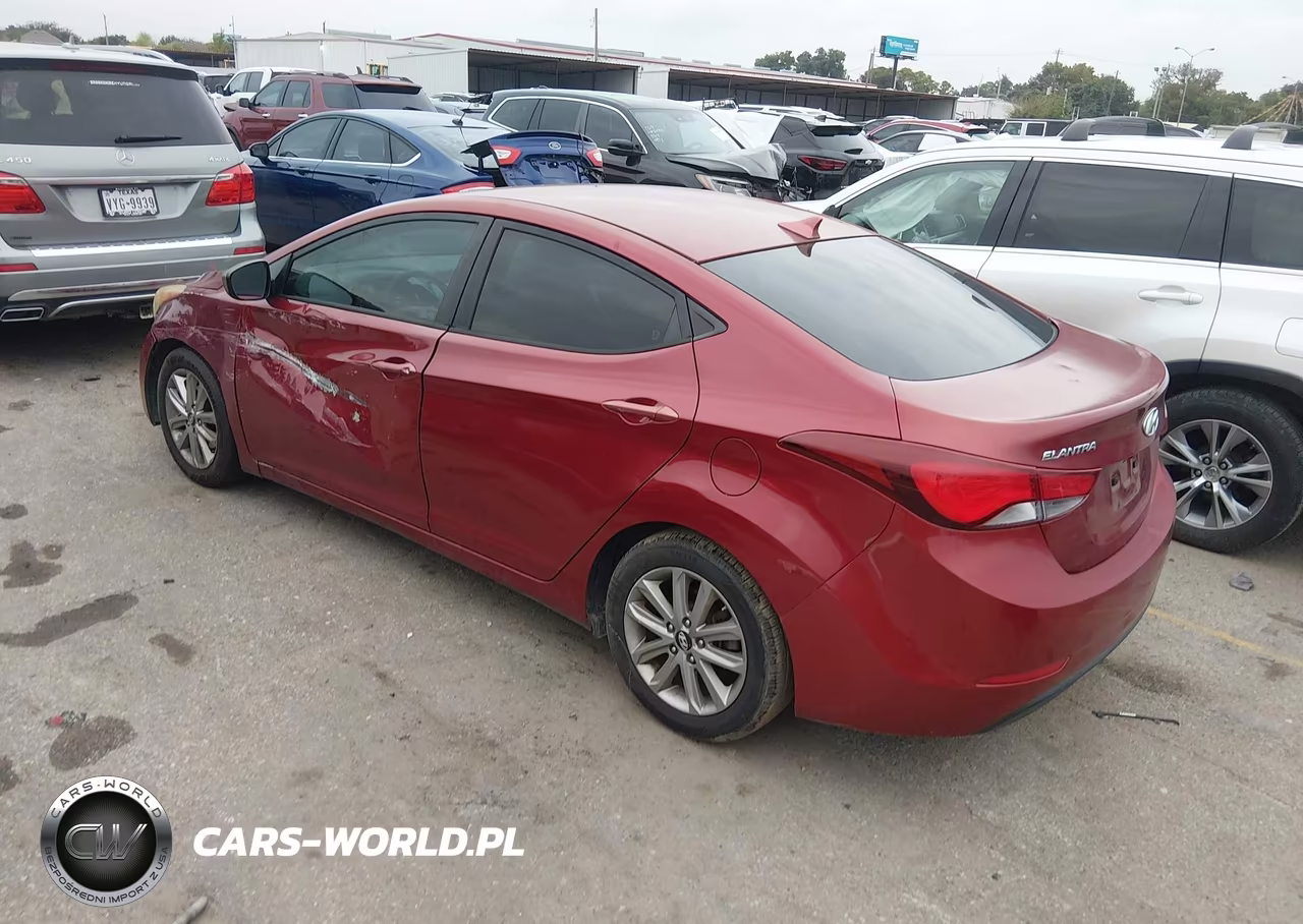 2014 Hyundai Elantra Se VIN:5NPDH4AE2EH469385 - 3