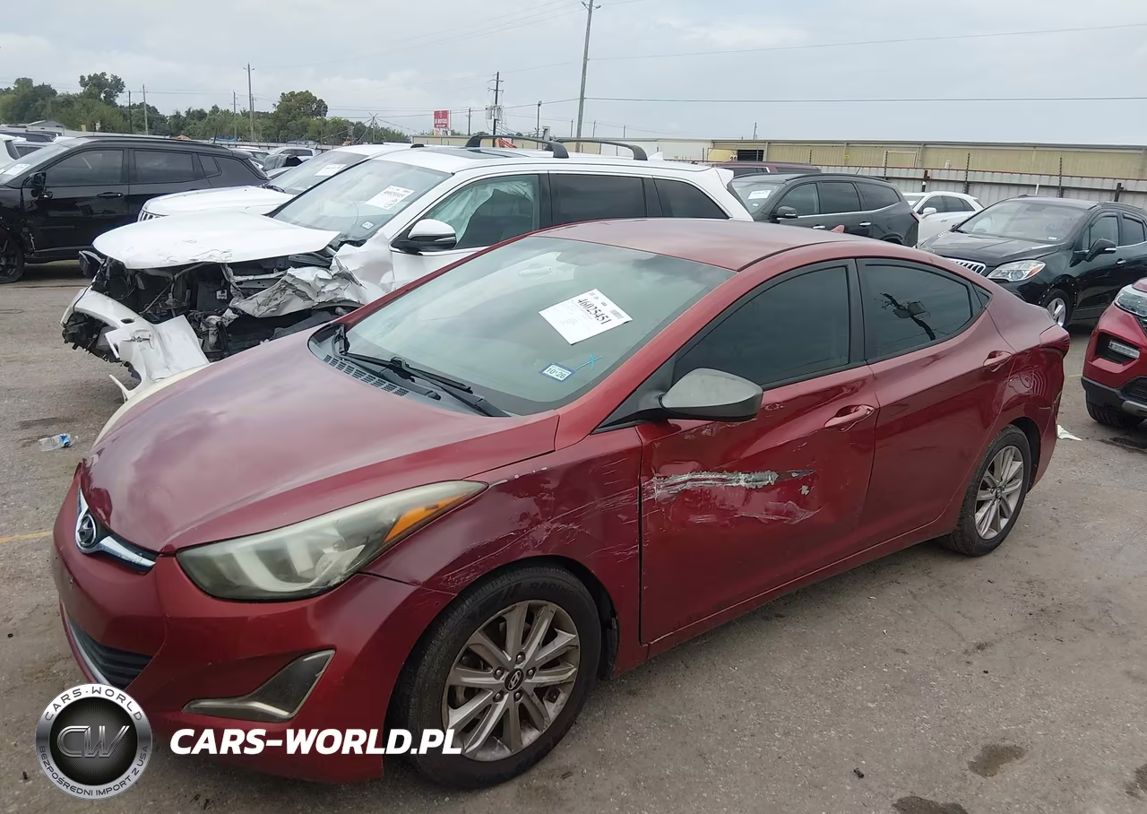 2014 Hyundai Elantra Se VIN:5NPDH4AE2EH469385 - 6