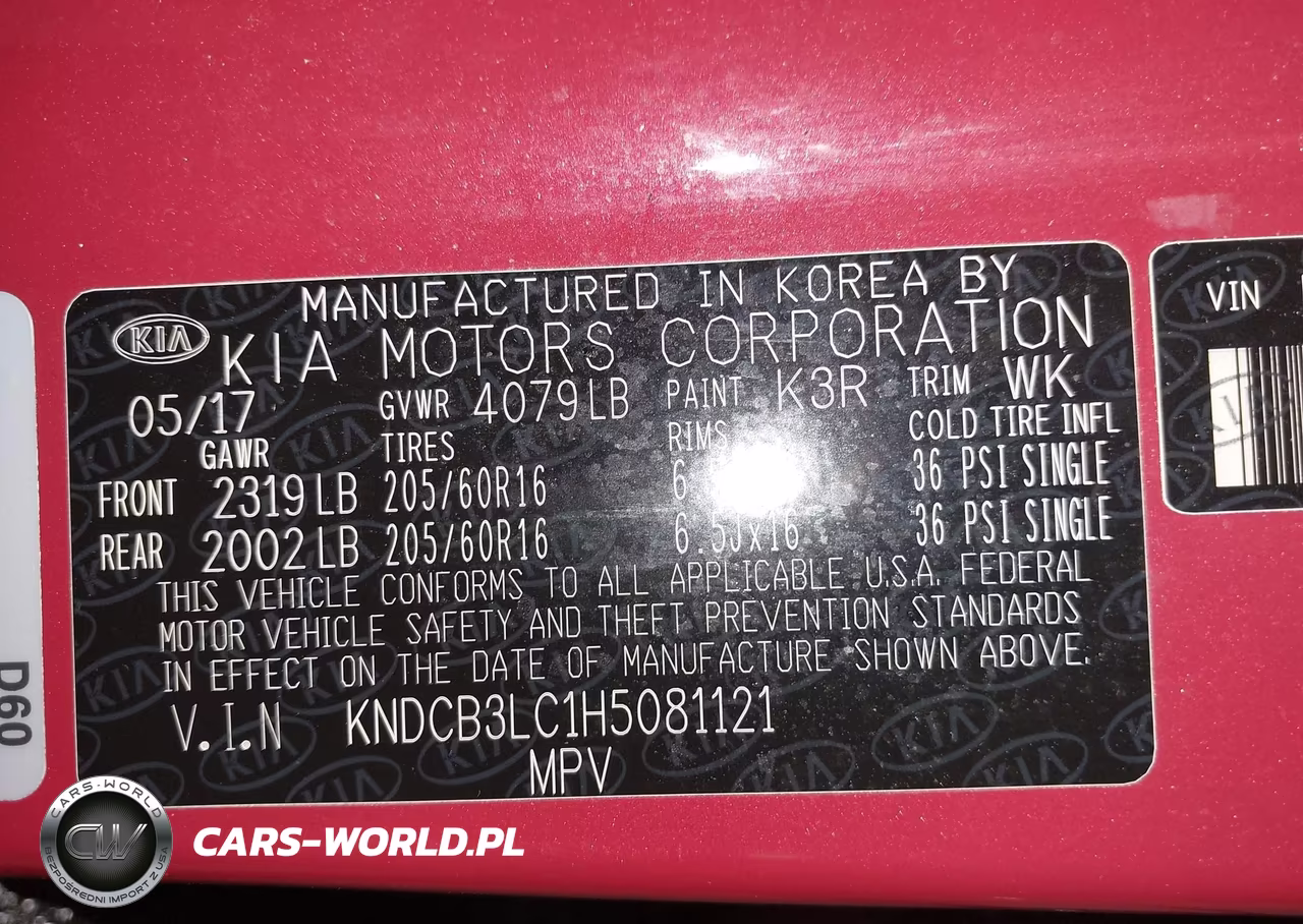 2017 Kia Niro Fe VIN:KNDCB3LC1H5081121 - 9