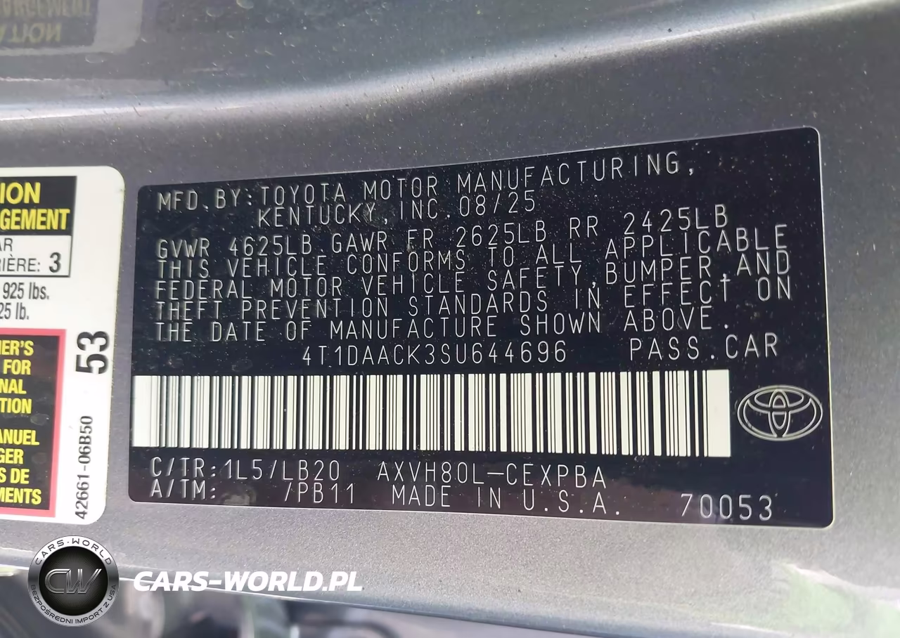 2025 Toyota Camry Xse VIN:4T1DAACK3SU644696 - 9