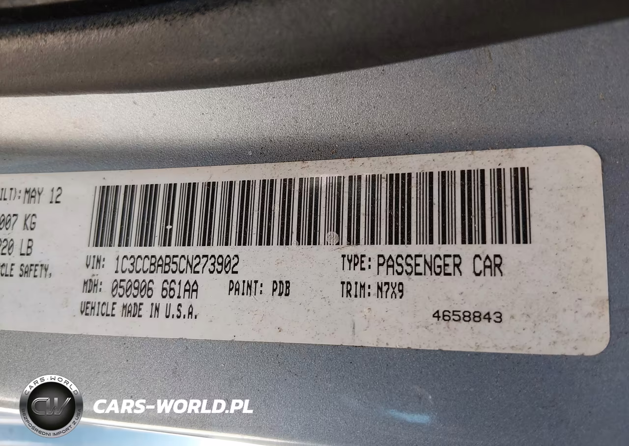 2012 Chrysler 200 Lx VIN:1C3CCBAB5CN273902 - 9