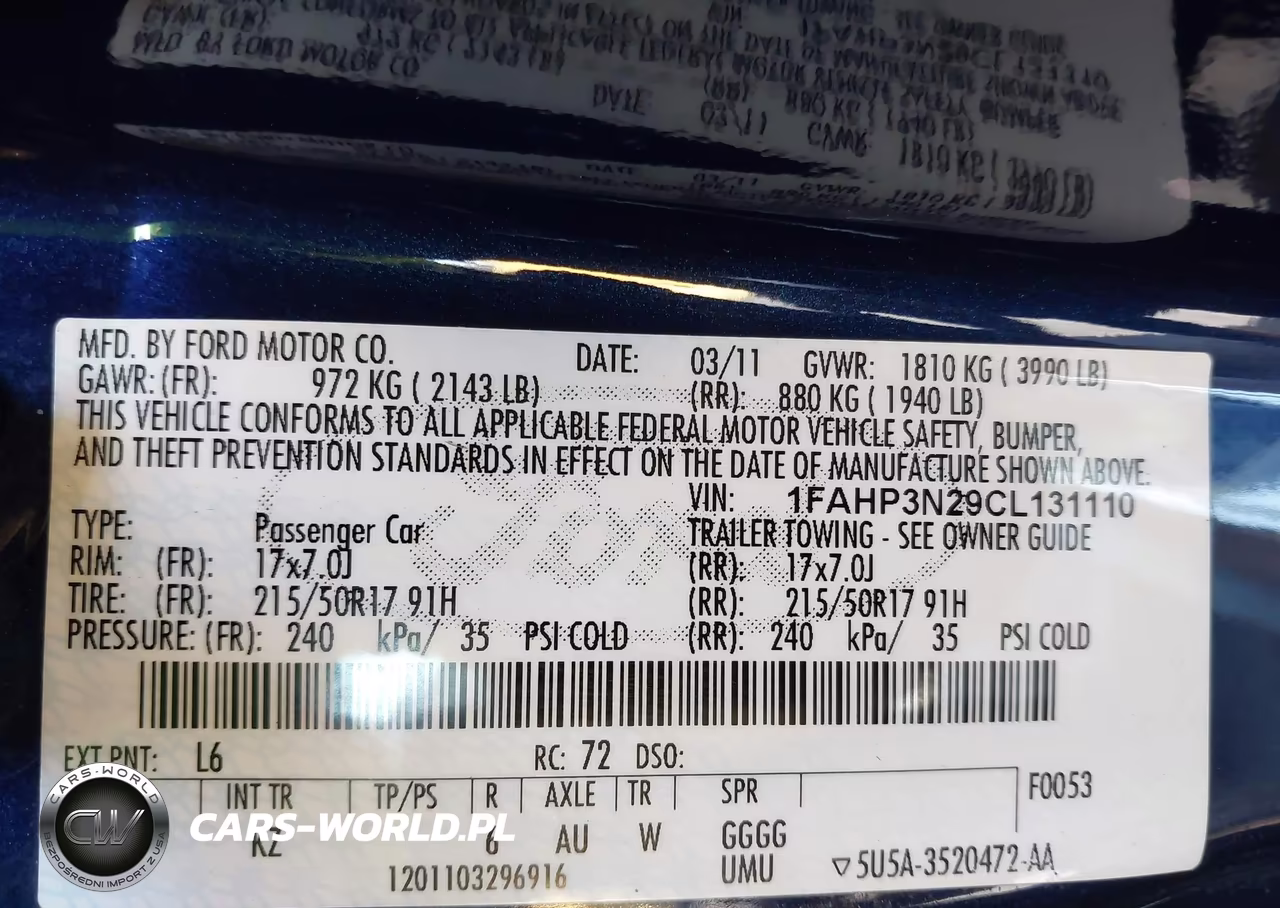 2012 Ford Focus Titanium VIN:1FAHP3N29CL131110 - 9