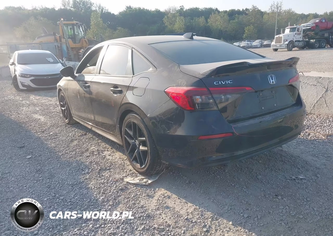 2022 Honda Civic Sport VIN:2HGFE2F5XNH599813 - 3