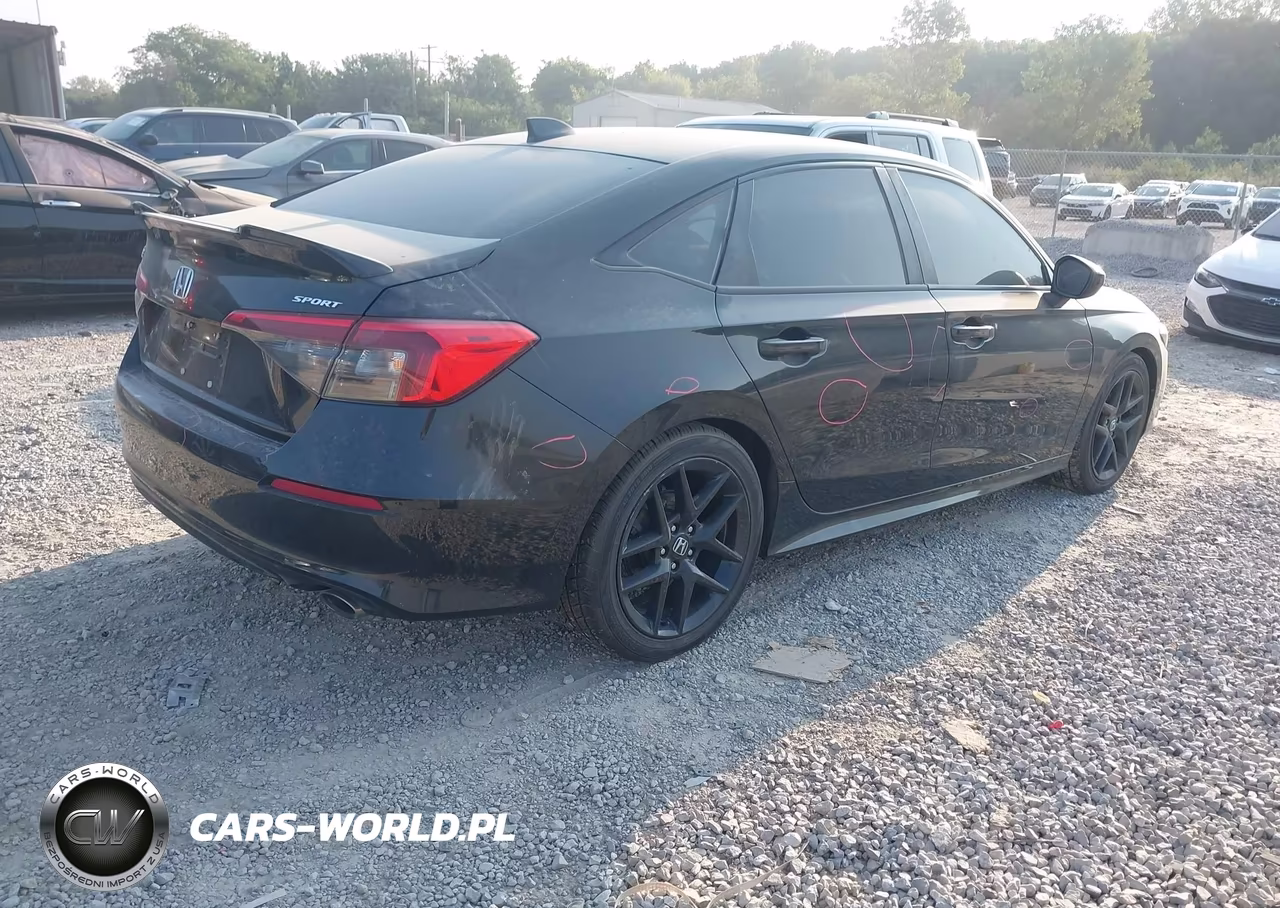 2022 Honda Civic Sport VIN:2HGFE2F5XNH599813 - 4