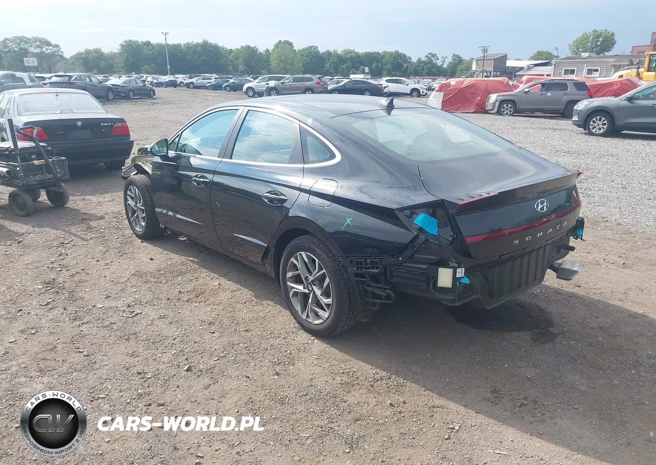 2022 Hyundai Sonata Sel VIN:KMHL14JAXNA222311 - 3