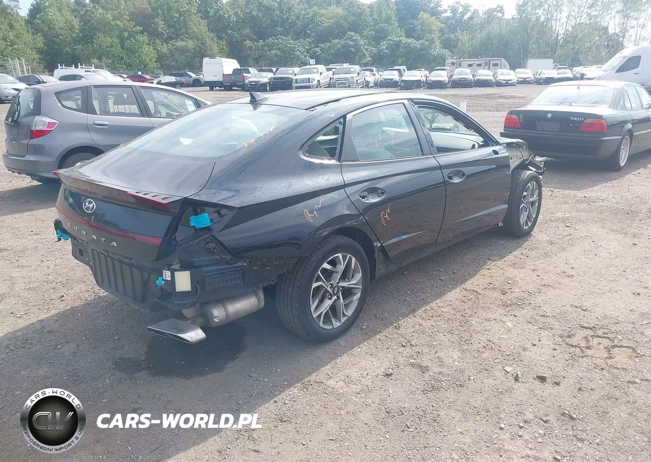 2022 Hyundai Sonata Sel VIN:KMHL14JAXNA222311 - 4