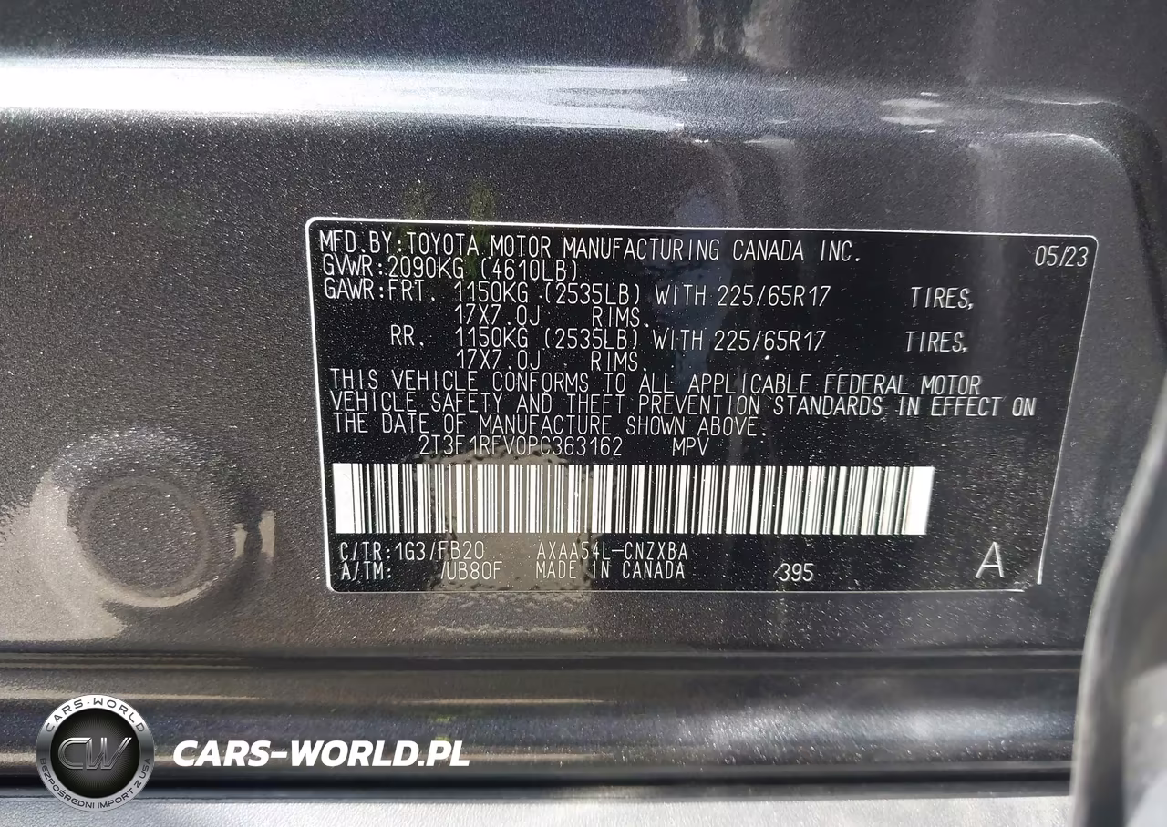 2023 Toyota Rav4 Le VIN:2T3F1RFV0PC363162 - 9