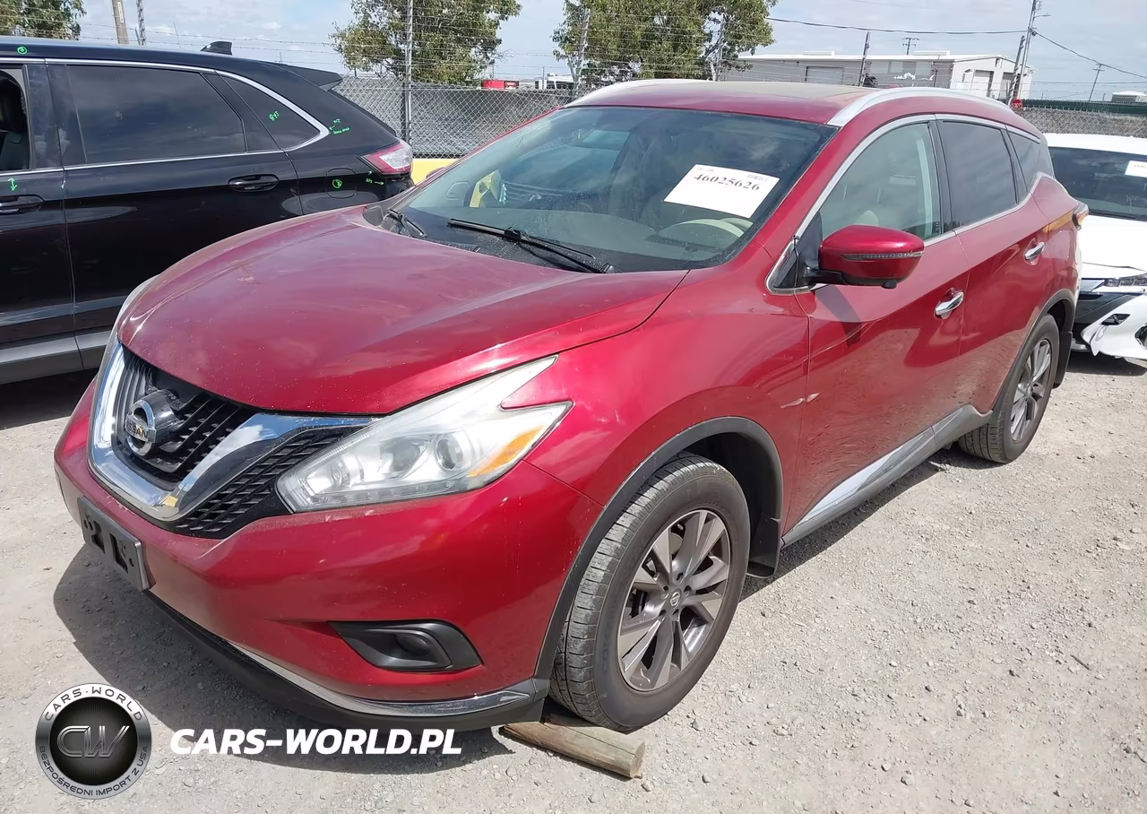 2017 Nissan Murano Sl VIN:5N1AZ2MH3HN139846 - 2