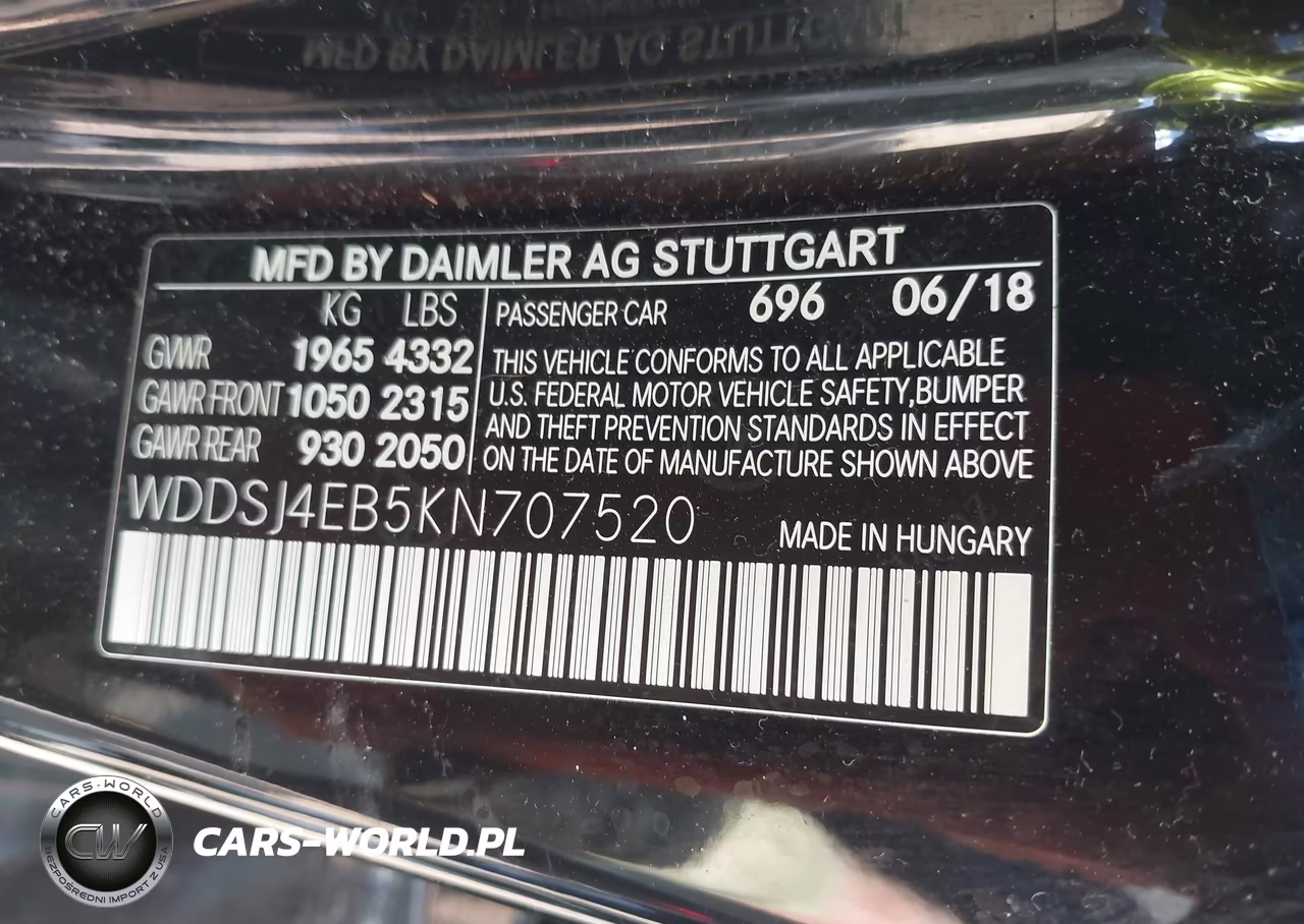 2019 Mercedes-Benz Cla 250 VIN:WDDSJ4EB5KN707520 - 9