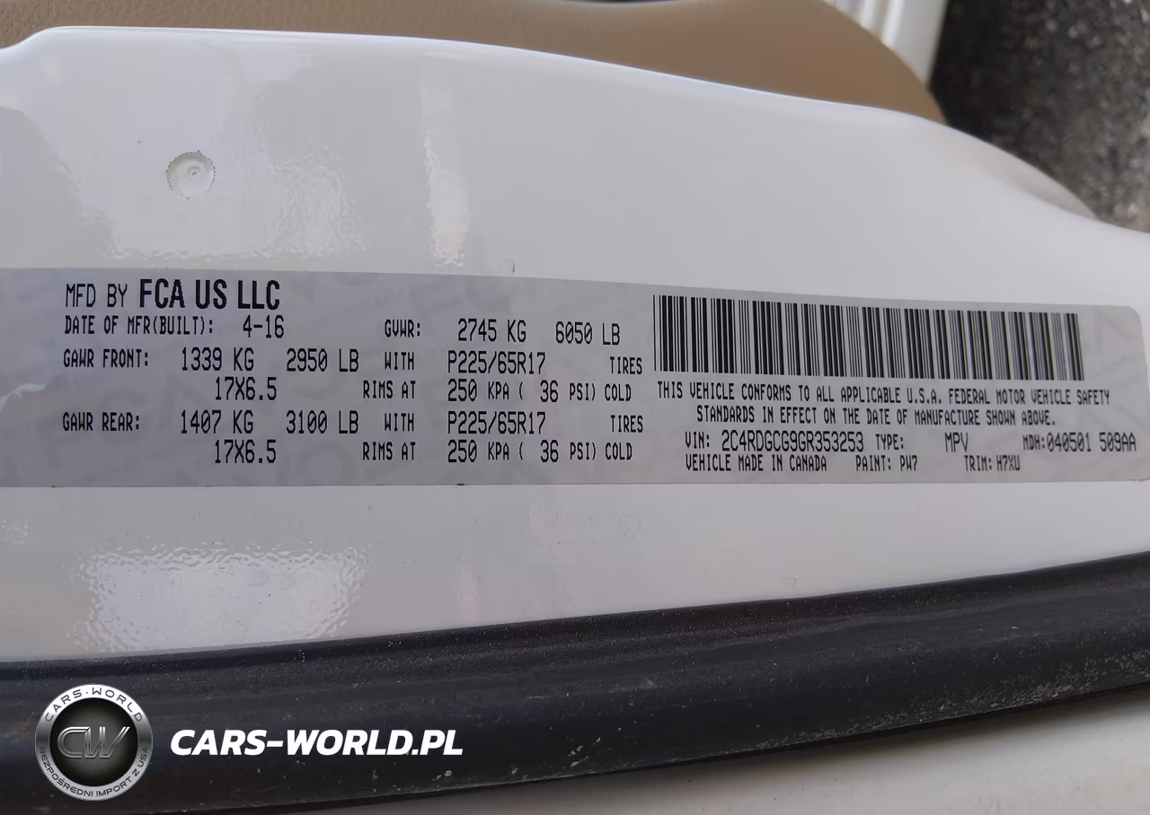 2016 Dodge Grand Caravan Sxt VIN:2C4RDGCG9GR353253 - 9
