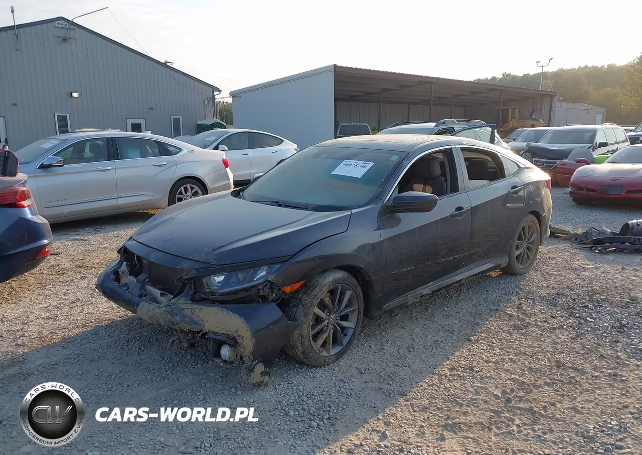 2019 Honda Civic Ex-L VIN:JHMFC1F71KX001002 - 2