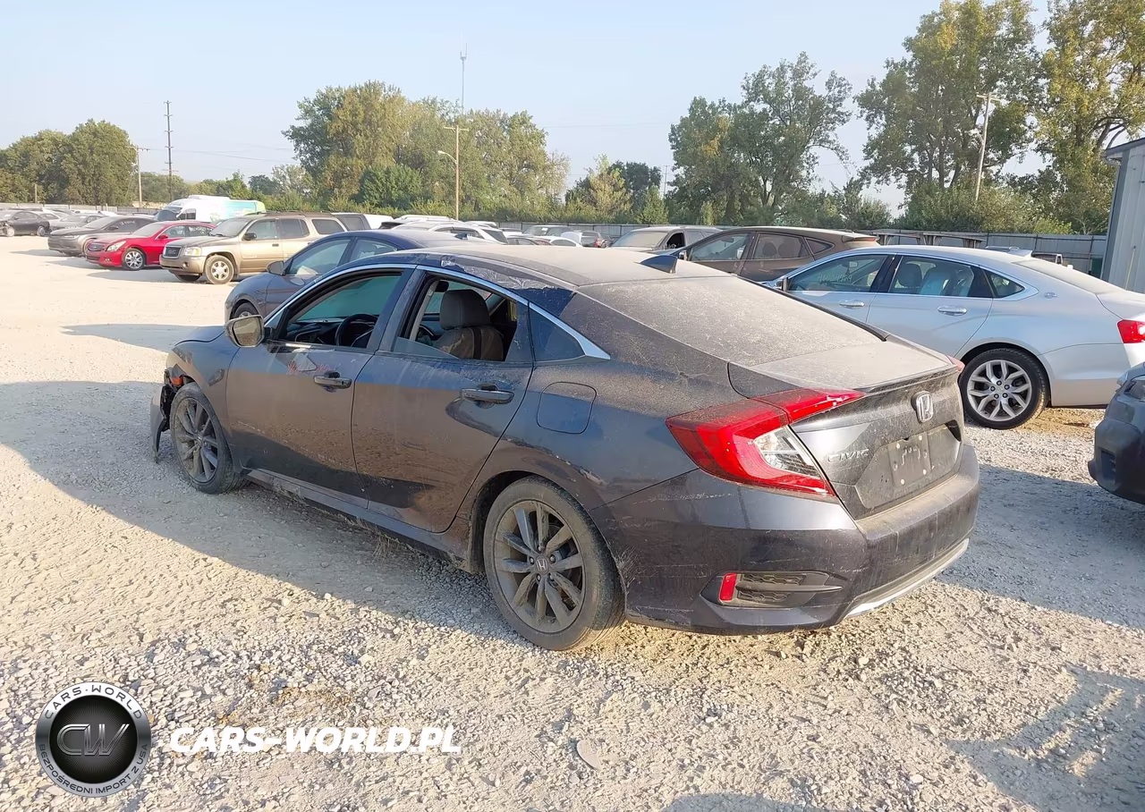2019 Honda Civic Ex-L VIN:JHMFC1F71KX001002 - 3