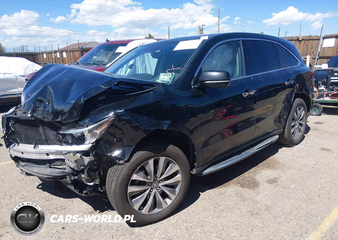 2014 Acura Mdx Technology Package VIN:5FRYD4H41EB035594 - 2