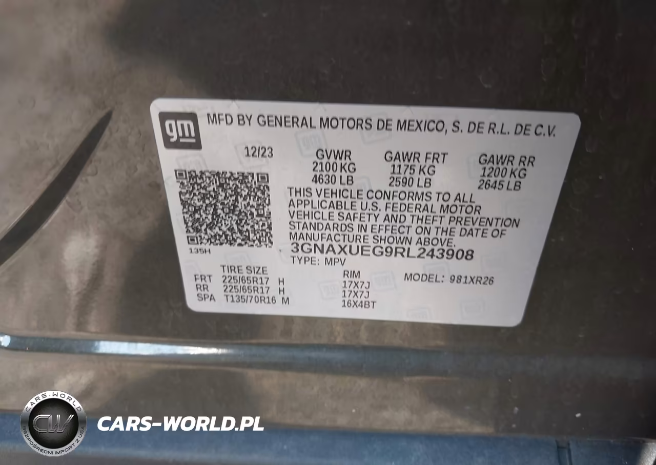 2024 Chevrolet Equinox Awd Lt VIN:3GNAXUEG9RL243908 - 9