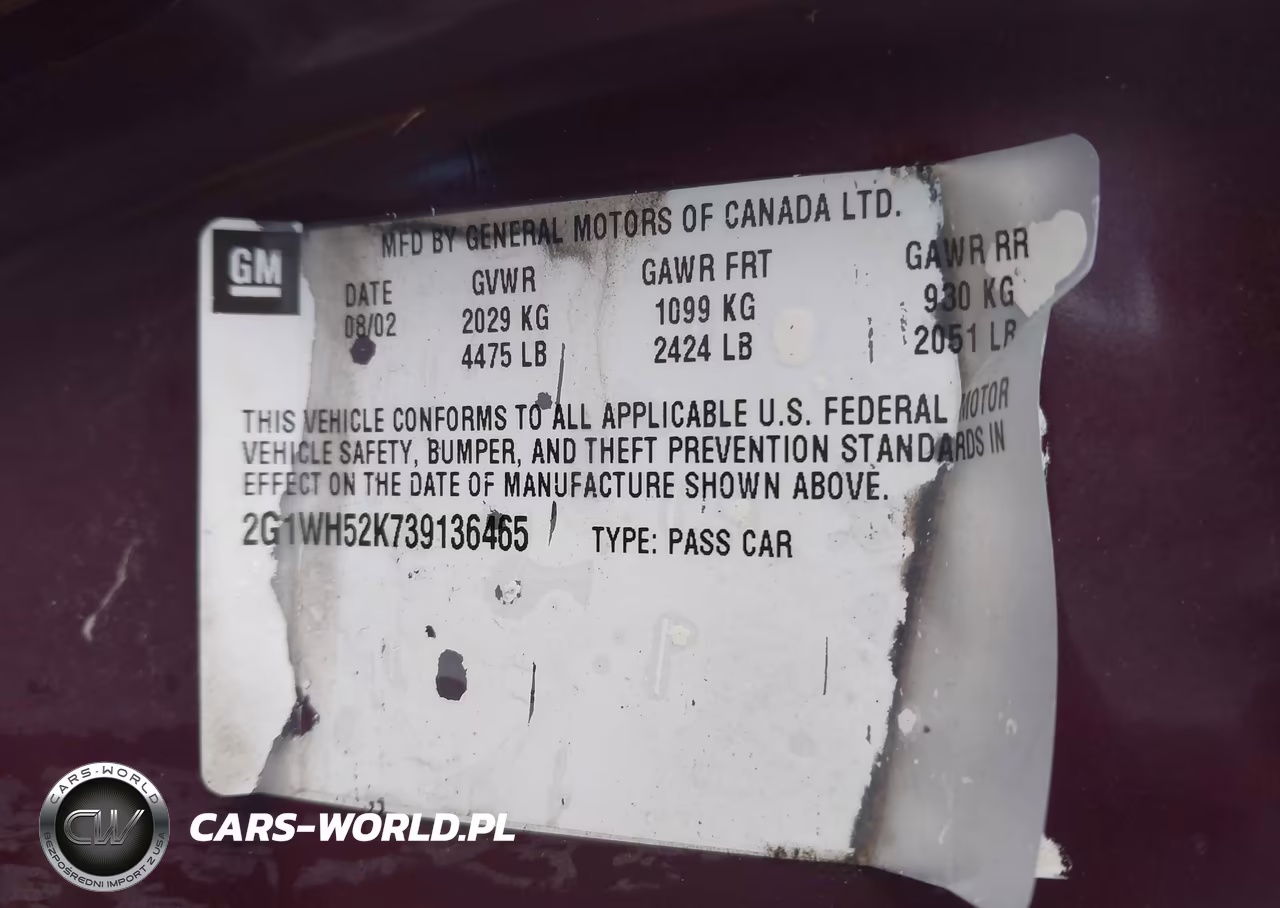 2003 Chevrolet Impala Ls VIN:2G1WH52K739136465 - 9