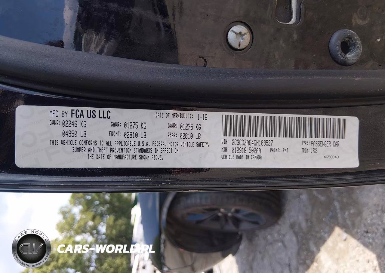 2016 Dodge Challenger Sxt VIN:2C3CDZAG4GH183527 - 9