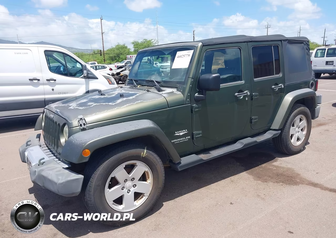 2008 Jeep Wrangler Unlimited Sahara VIN:1J4GB59178L530343 - 2