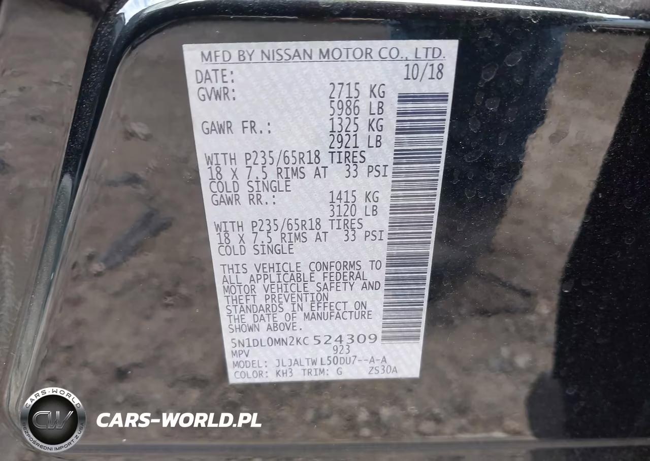 2019 Infiniti Qx60 Luxe VIN:5N1DL0MN2KC524309 - 9