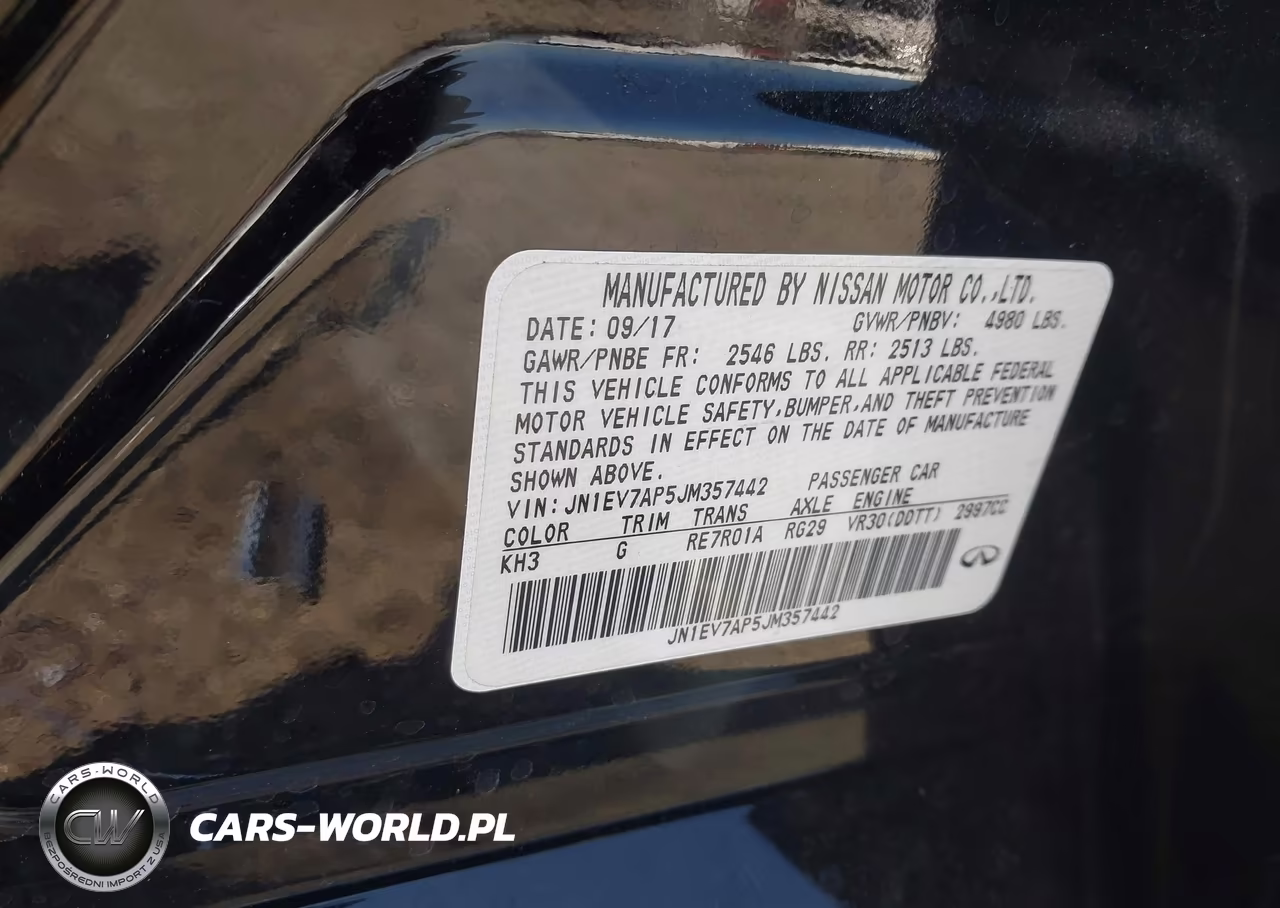 2018 Infiniti Q50 3.0T Luxe VIN:JN1EV7AP5JM357442 - 9