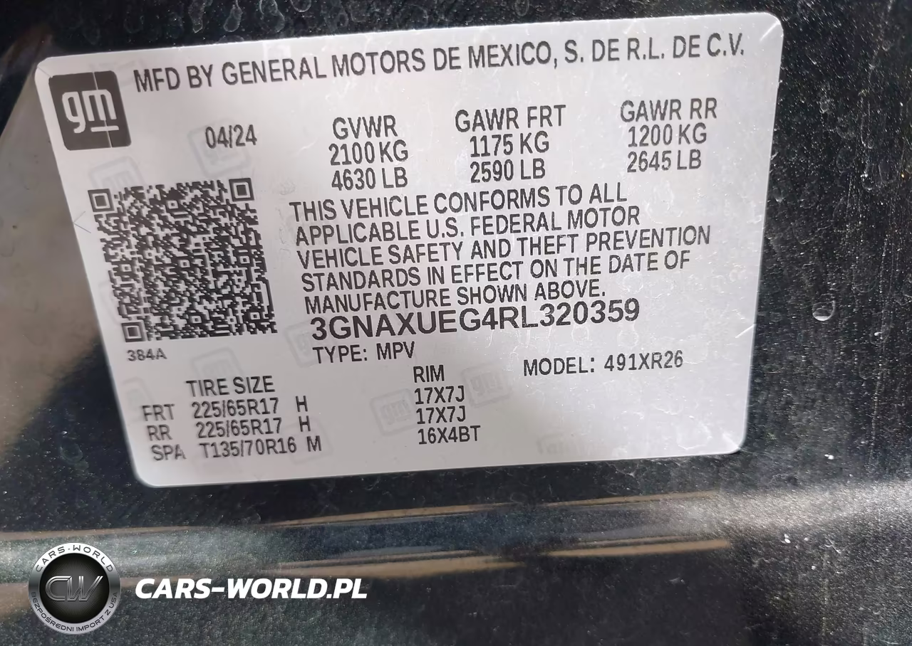 2024 Chevrolet Equinox Awd Lt VIN:3GNAXUEG4RL320359 - 9