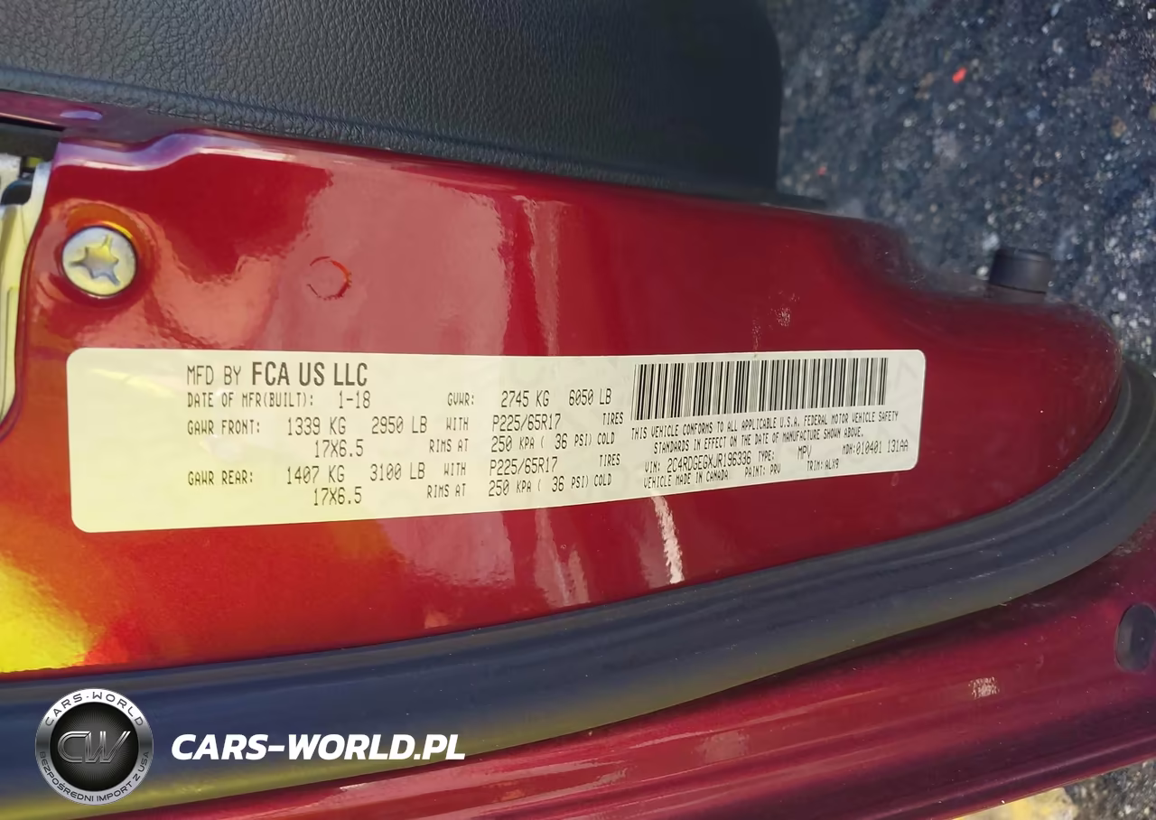 2018 Dodge Grand Caravan Gt VIN:2C4RDGEGXJR196336 - 9