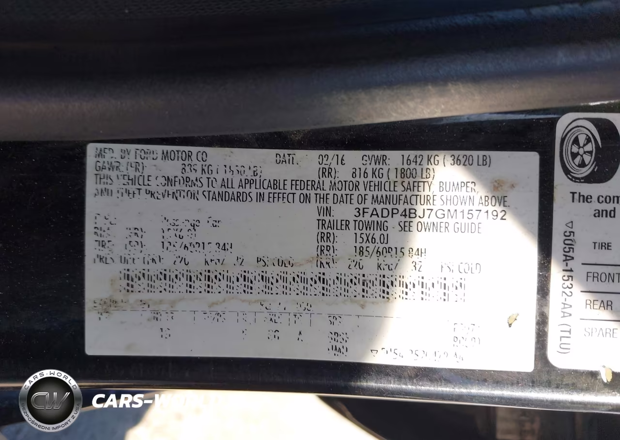 2016 Ford Fiesta Se VIN:3FADP4BJ7GM157192 - 9