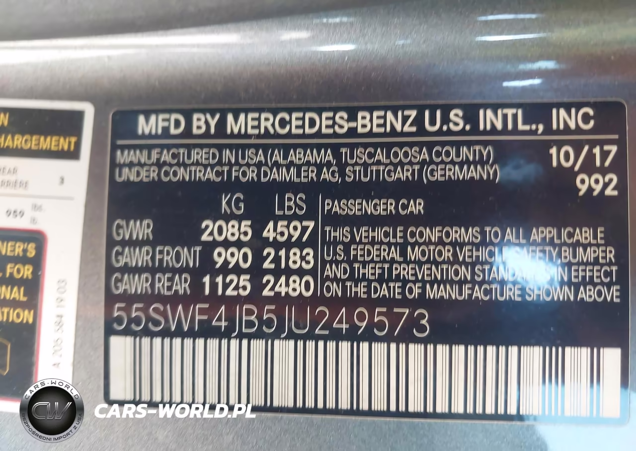 2018 Mercedes-Benz C 300 VIN:55SWF4JB5JU249573 - 9