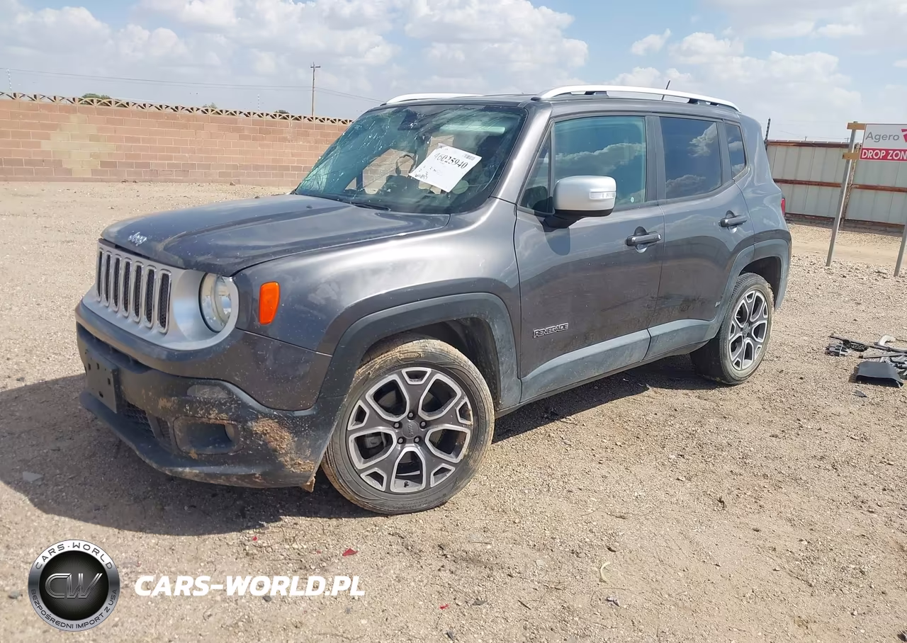 2017 Jeep Renegade Limited Fwd VIN:ZACCJADB8HPG20015 - 2