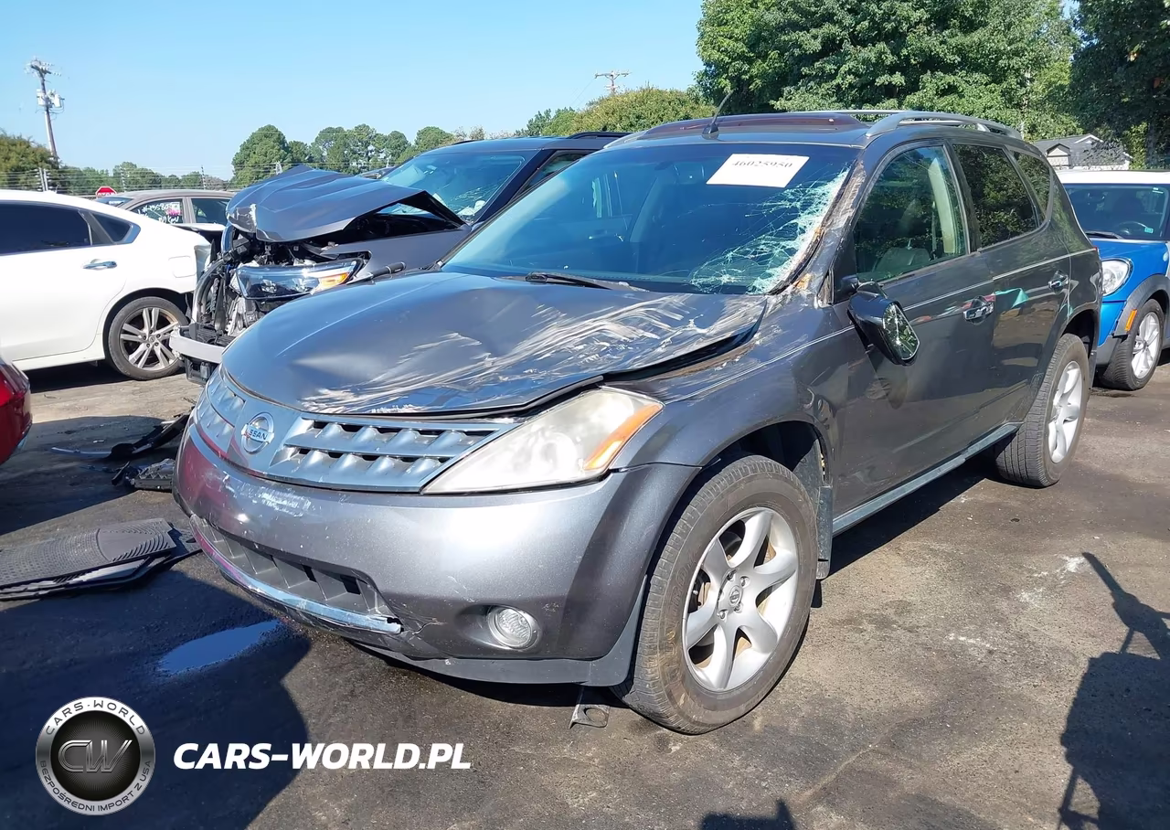 2007 Nissan Murano Se VIN:JN8AZ08W07W617185 - 2