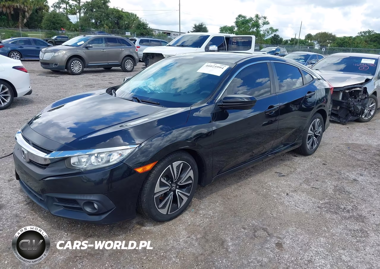 2018 Honda Civic Ex-L VIN:JHMFC1F76JX009529 - 2