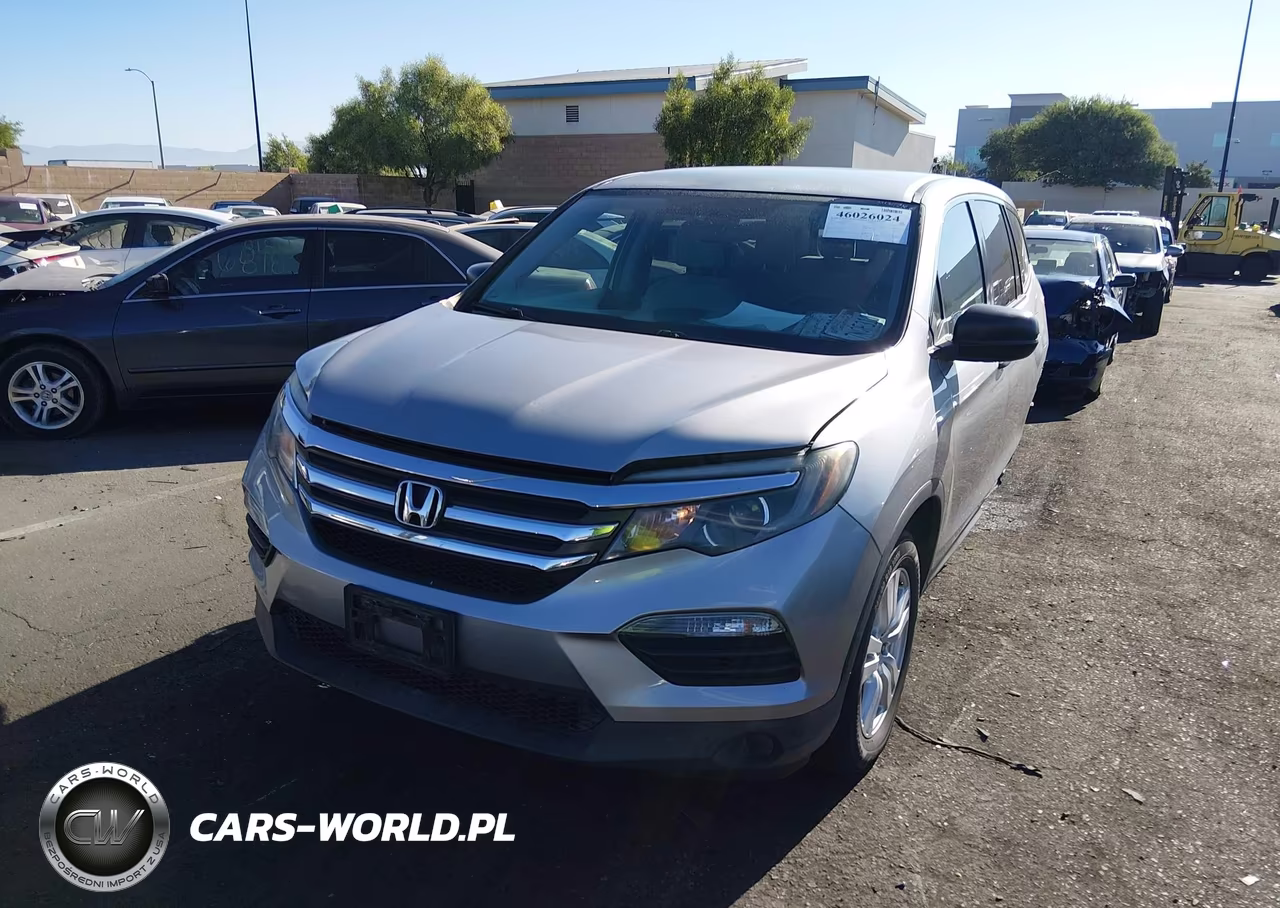 2016 Honda Pilot Lx VIN:5FNYF5H10GB011975 - 2