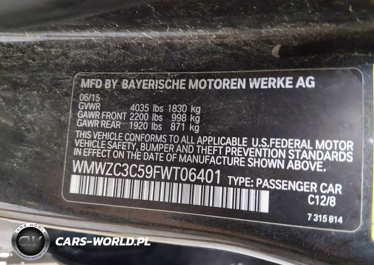 2015 Mini Countryman Cooper S VIN:WMWZC3C59FWT06401 - 9