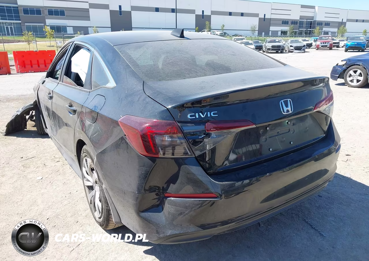 2026 Honda Civic Lx VIN:2HGFE2F25TH568147 - 3