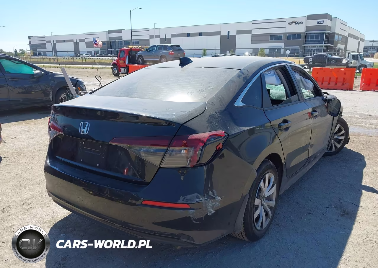 2026 Honda Civic Lx VIN:2HGFE2F25TH568147 - 4