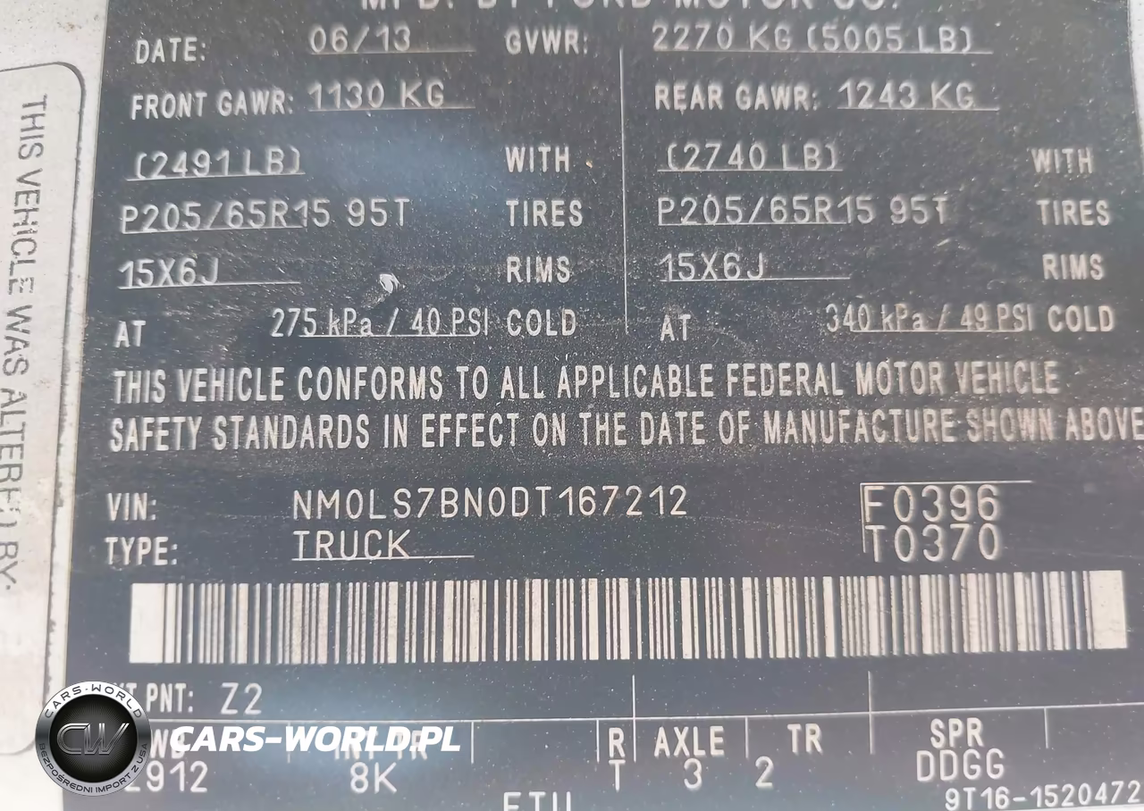 2013 Ford Transit Connect Xlt VIN:NM0LS7BN0DT167212 - 9
