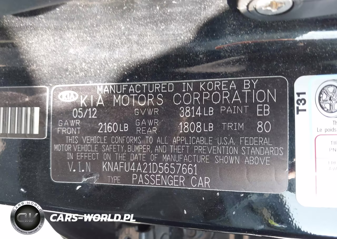2013 Kia Forte Ex VIN:KNAFU4A21D5657661 - 9