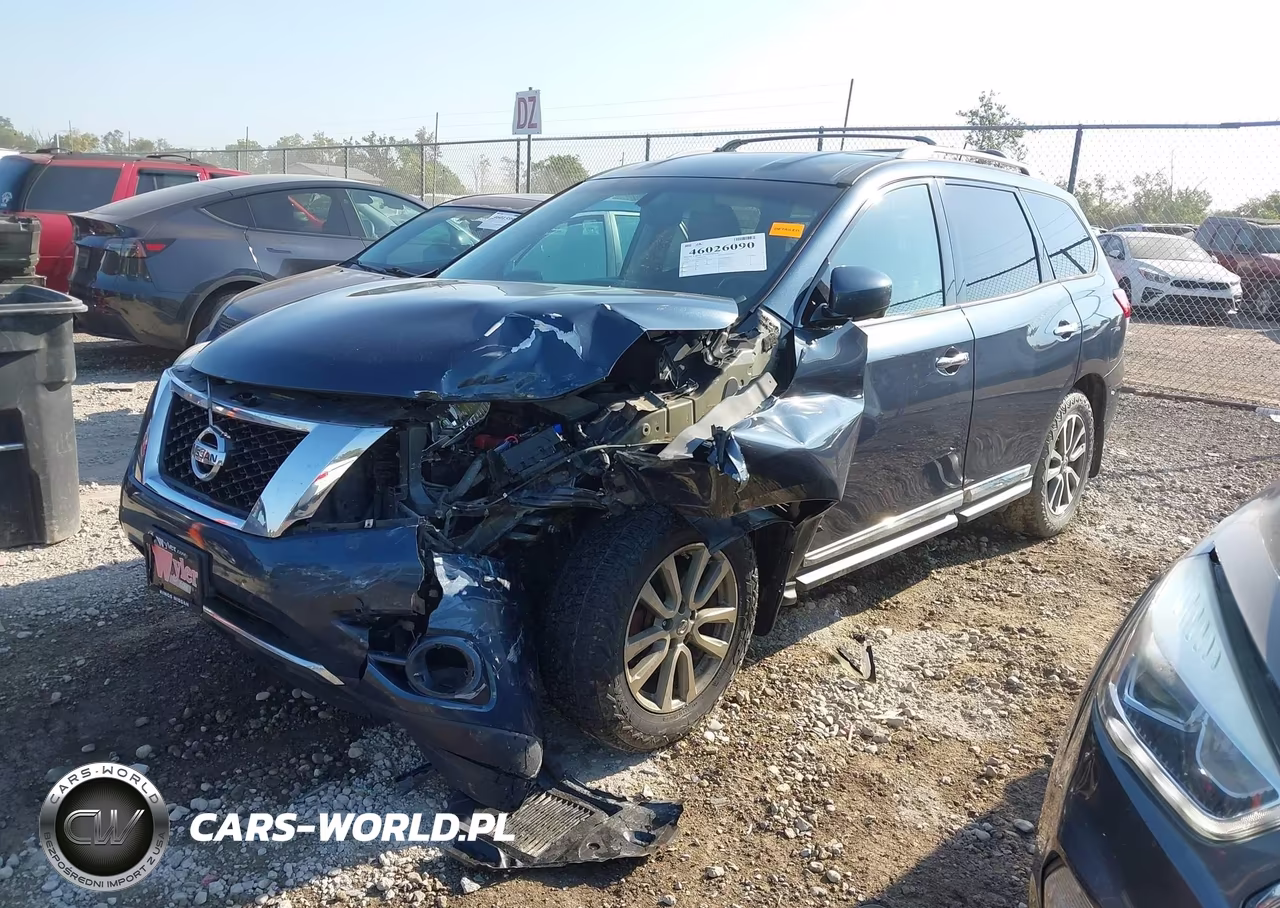 2016 Nissan Pathfinder Sl VIN:5N1AR2MM4GC614279 - 2