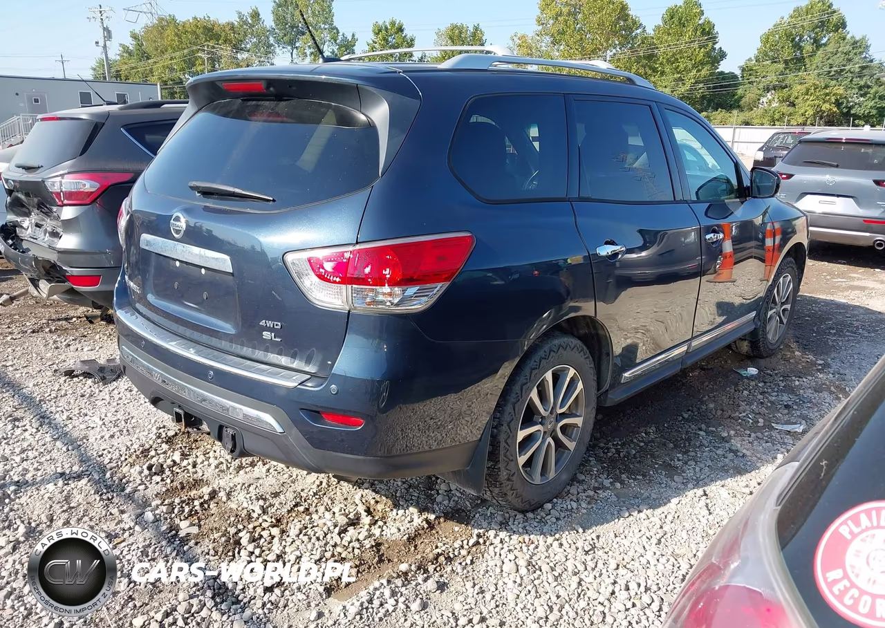 2016 Nissan Pathfinder Sl VIN:5N1AR2MM4GC614279 - 4