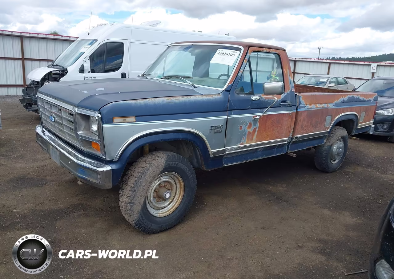 1986 Ford F250 VIN:2FTHF2616GCB21647 - 2