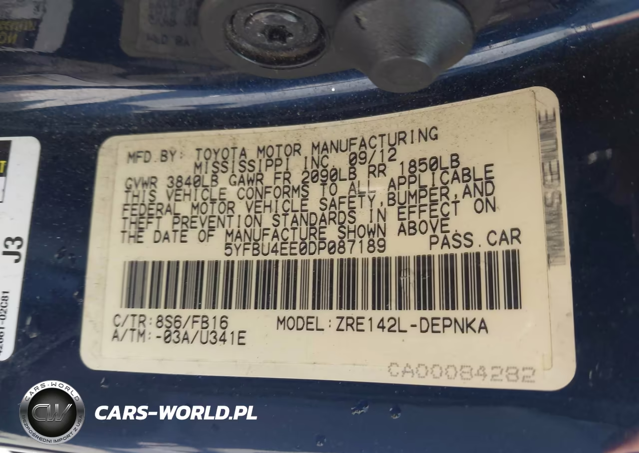2013 Toyota Corolla Le VIN:5YFBU4EE0DP087189 - 9