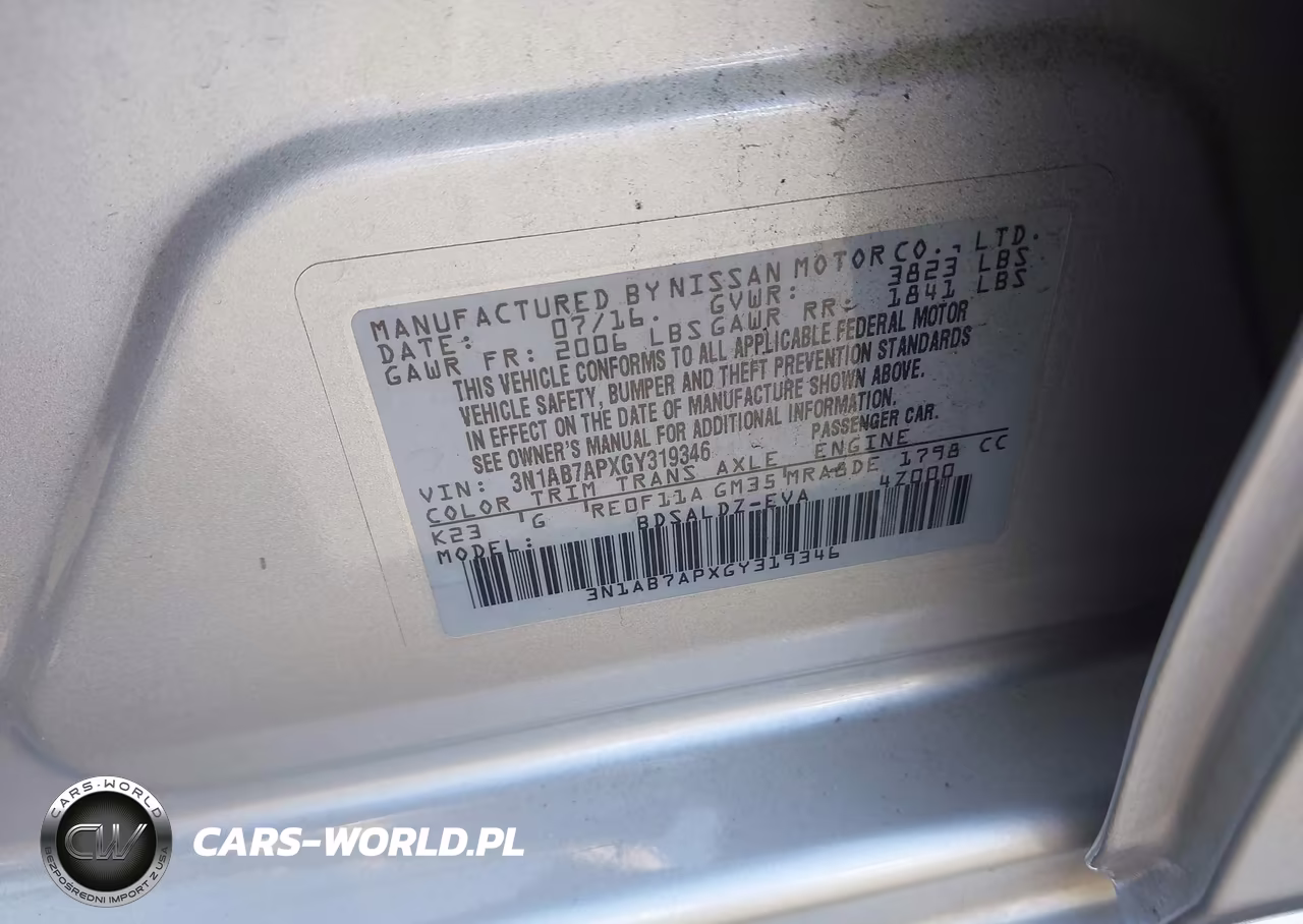 2016 Nissan Sentra Sv VIN:3N1AB7APXGY319346 - 9
