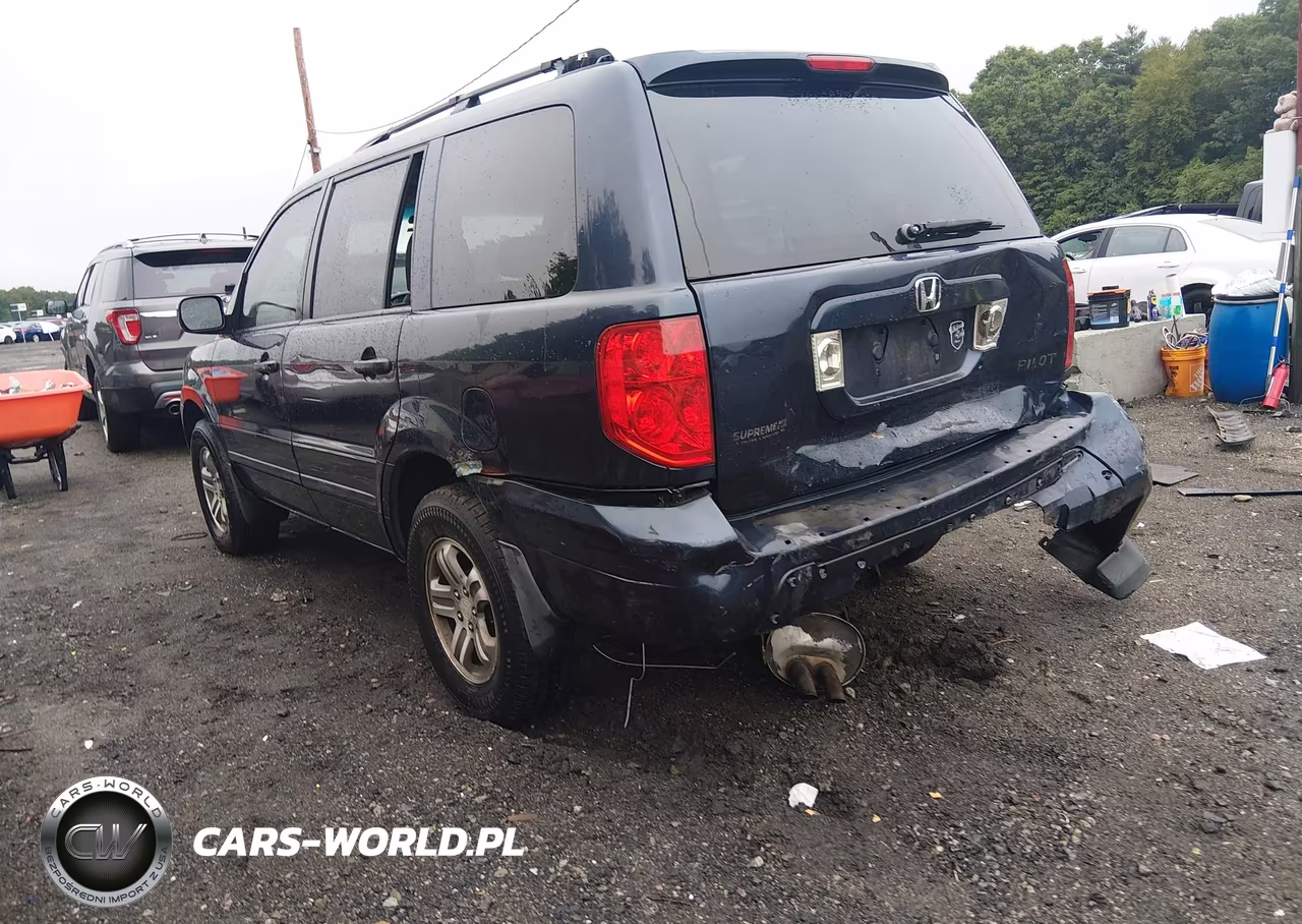 2004 Honda Pilot Ex-L VIN:2HKYF18784H520691 - 3