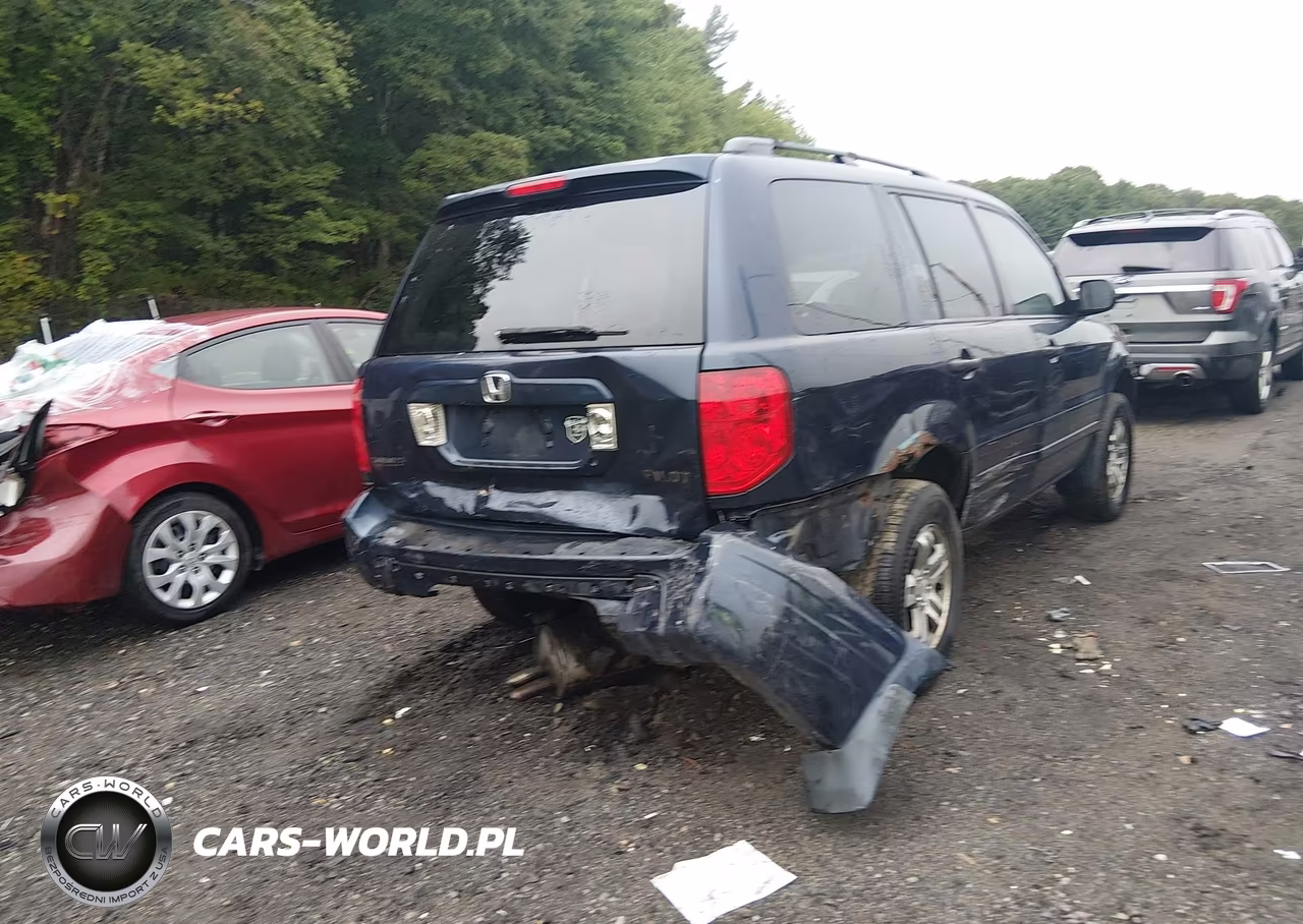 2004 Honda Pilot Ex-L VIN:2HKYF18784H520691 - 4