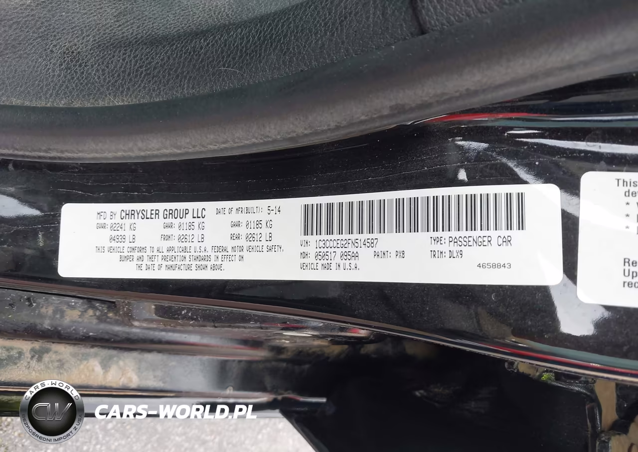 2015 Chrysler 200 C VIN:1C3CCCEG2FN514587 - 9