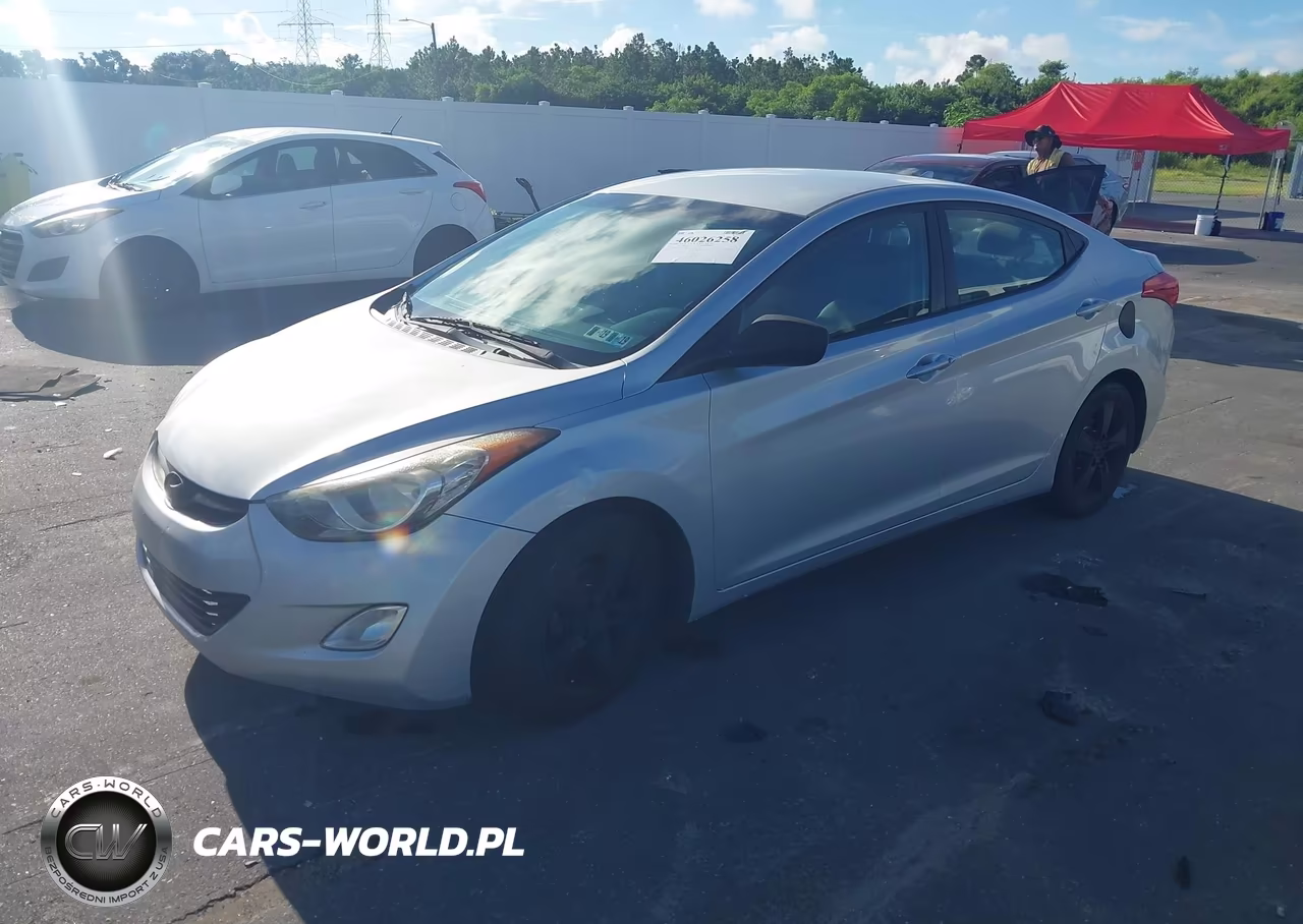 2013 Hyundai Elantra Gls VIN:5NPDH4AE4DH227020 - 2