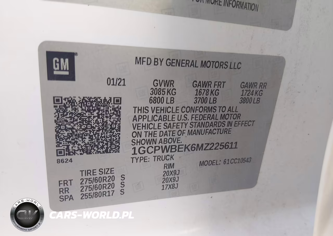 2021 Chevrolet Silverado C1500 Custom VIN:1GCPWBEK6MZ225611 - 9