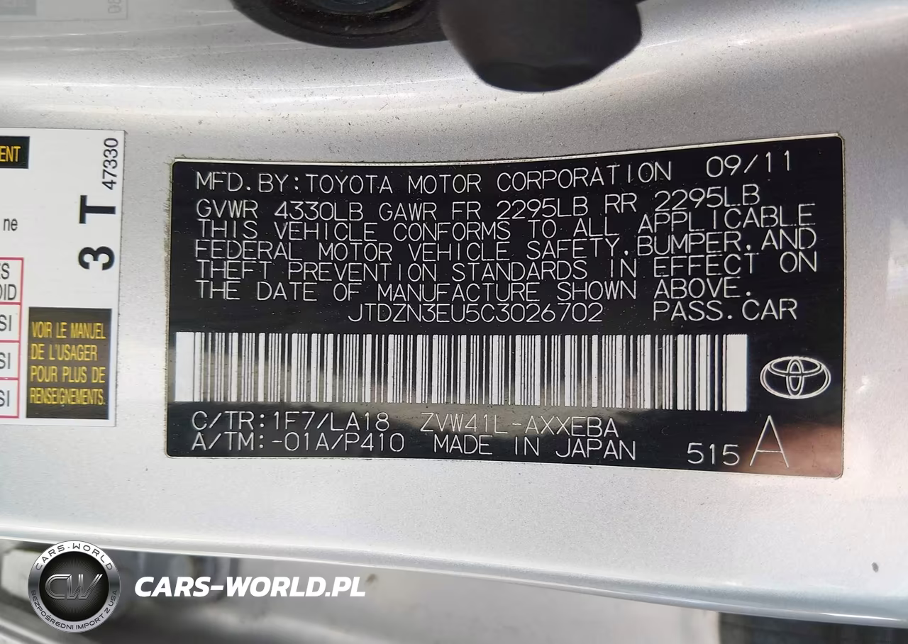 2012 Toyota Prius V Five VIN:JTDZN3EU5C3026702 - 9