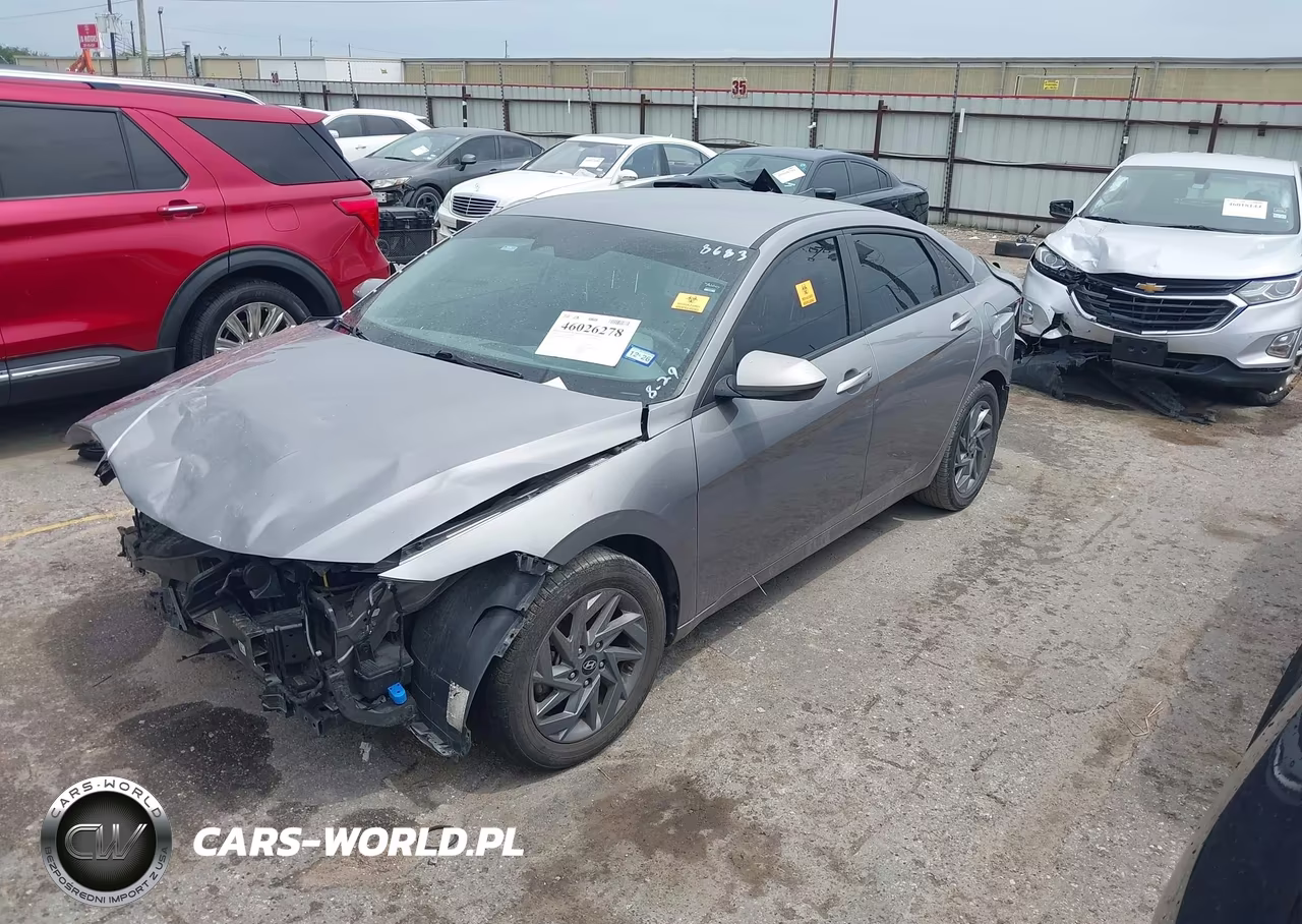 2024 Hyundai Elantra Sel VIN:KMHLM4DG7RU638683 - 2